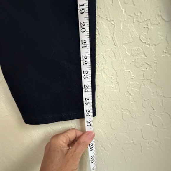 NWT Eileen Fisher darkwash denim trousers  - SZ 2 - Picture 8 of 9